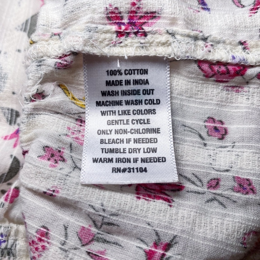 True Craft Pink and Black Floral Blouse - Picture 9 of 14